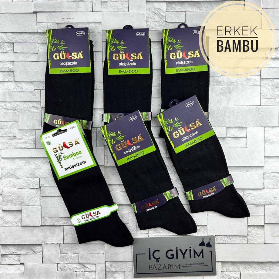 Bambu Erkek Uzun Çorap