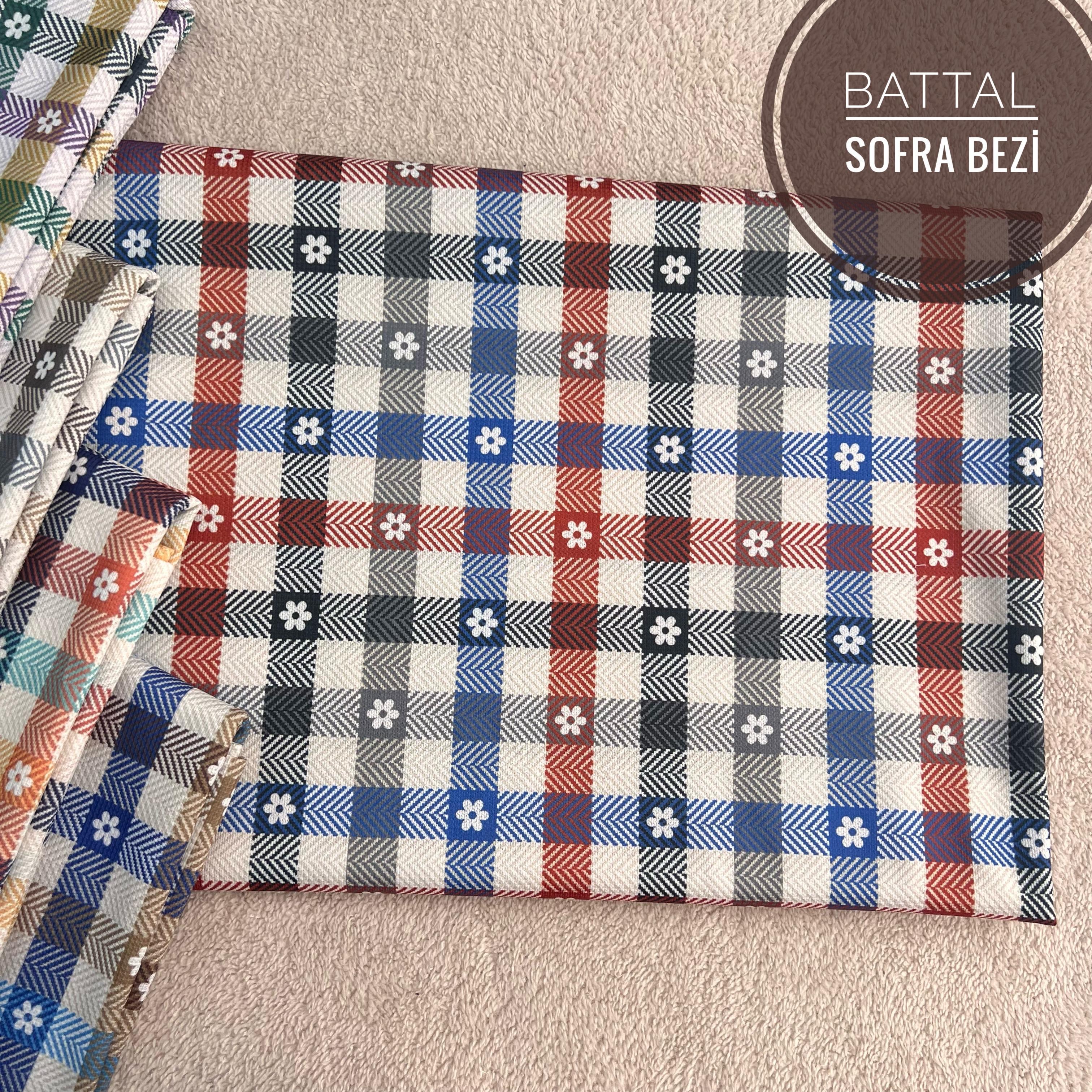 Battal Sofra Bezi-Kare Papatya