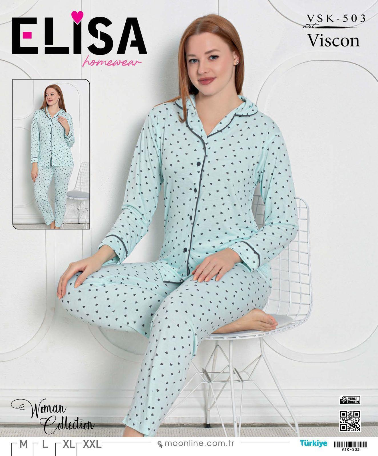 Elisa Vıscon Bayan Pijama Takım-503