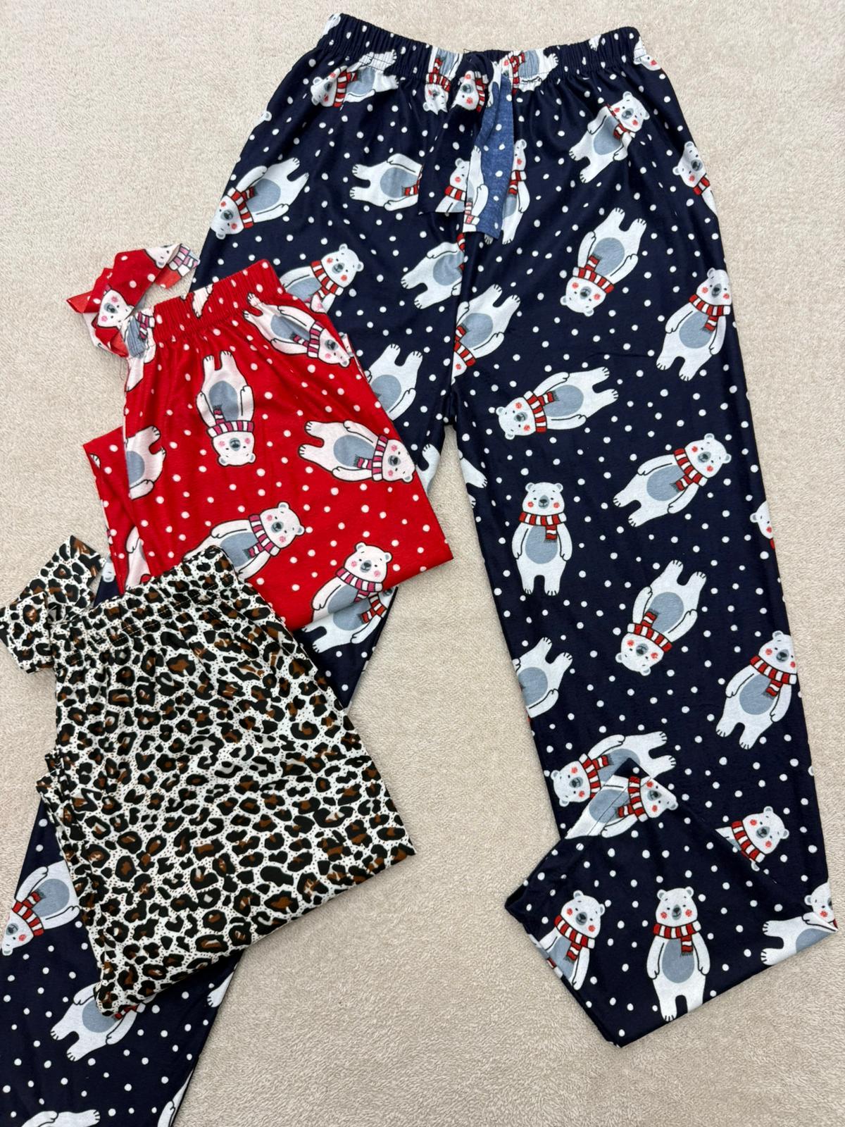 Elite Bayan Süet Tek Alt Pijama,