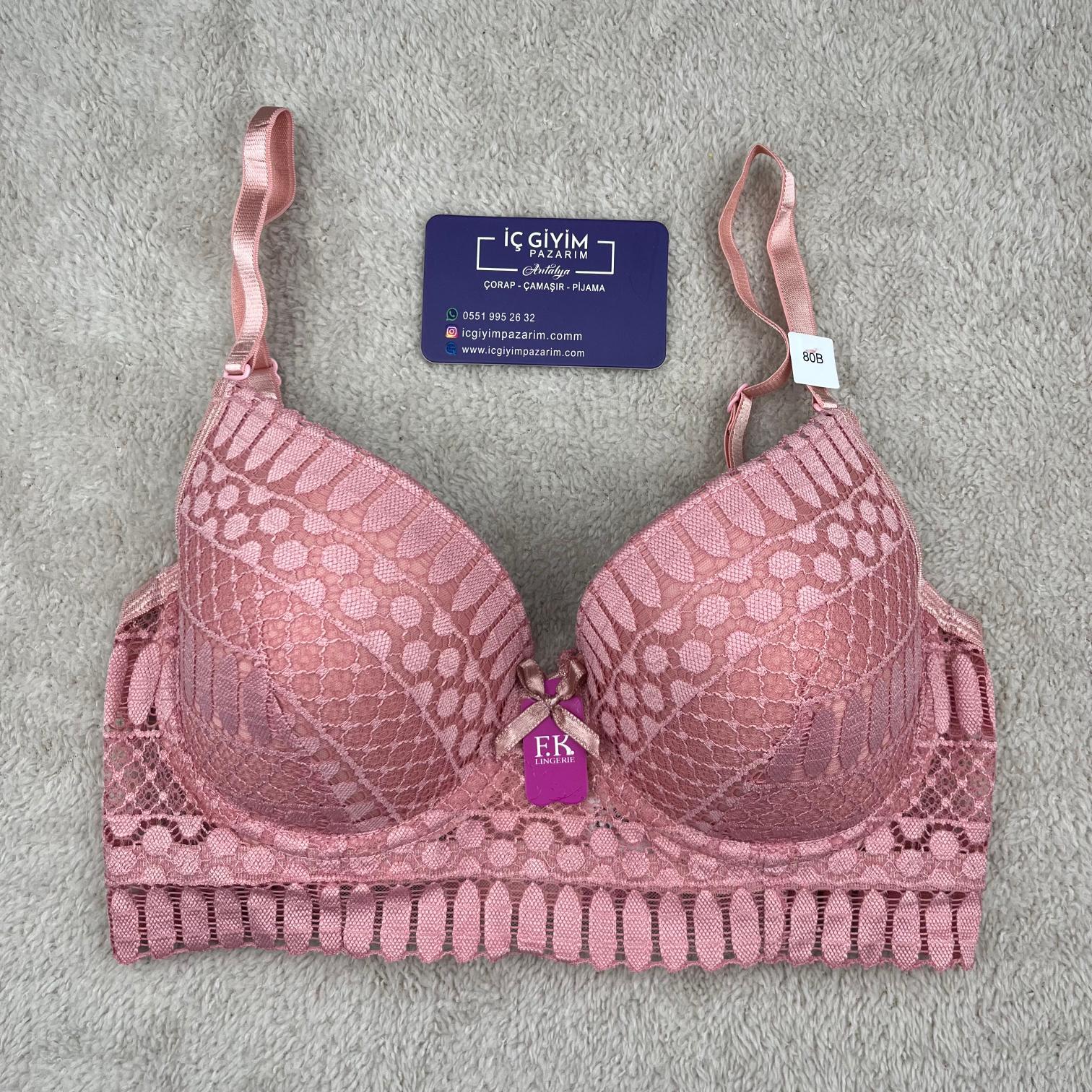 FK 766 Dolgusuz Altı Telli B Cup Sütyen-Pudra