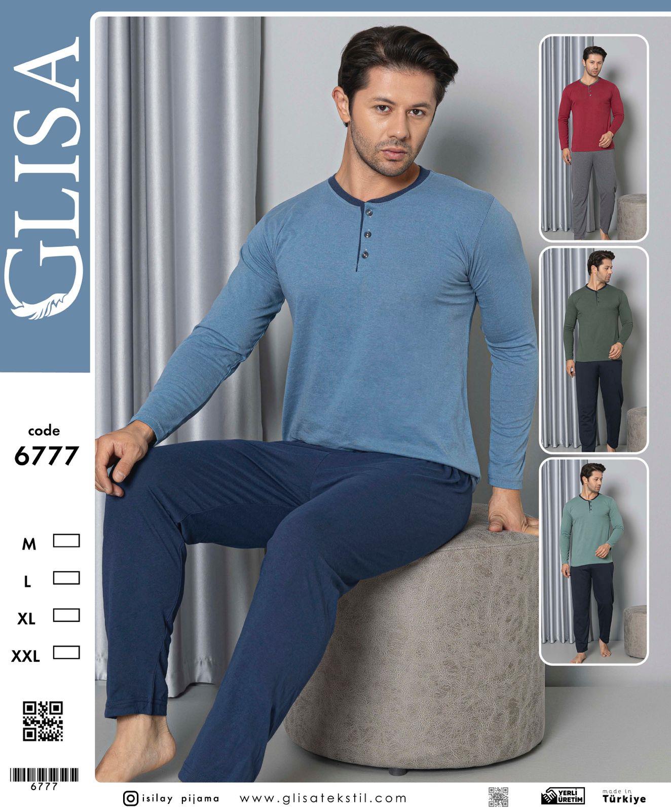 Glisa Erkek 2iplik Pijama Takım-6777