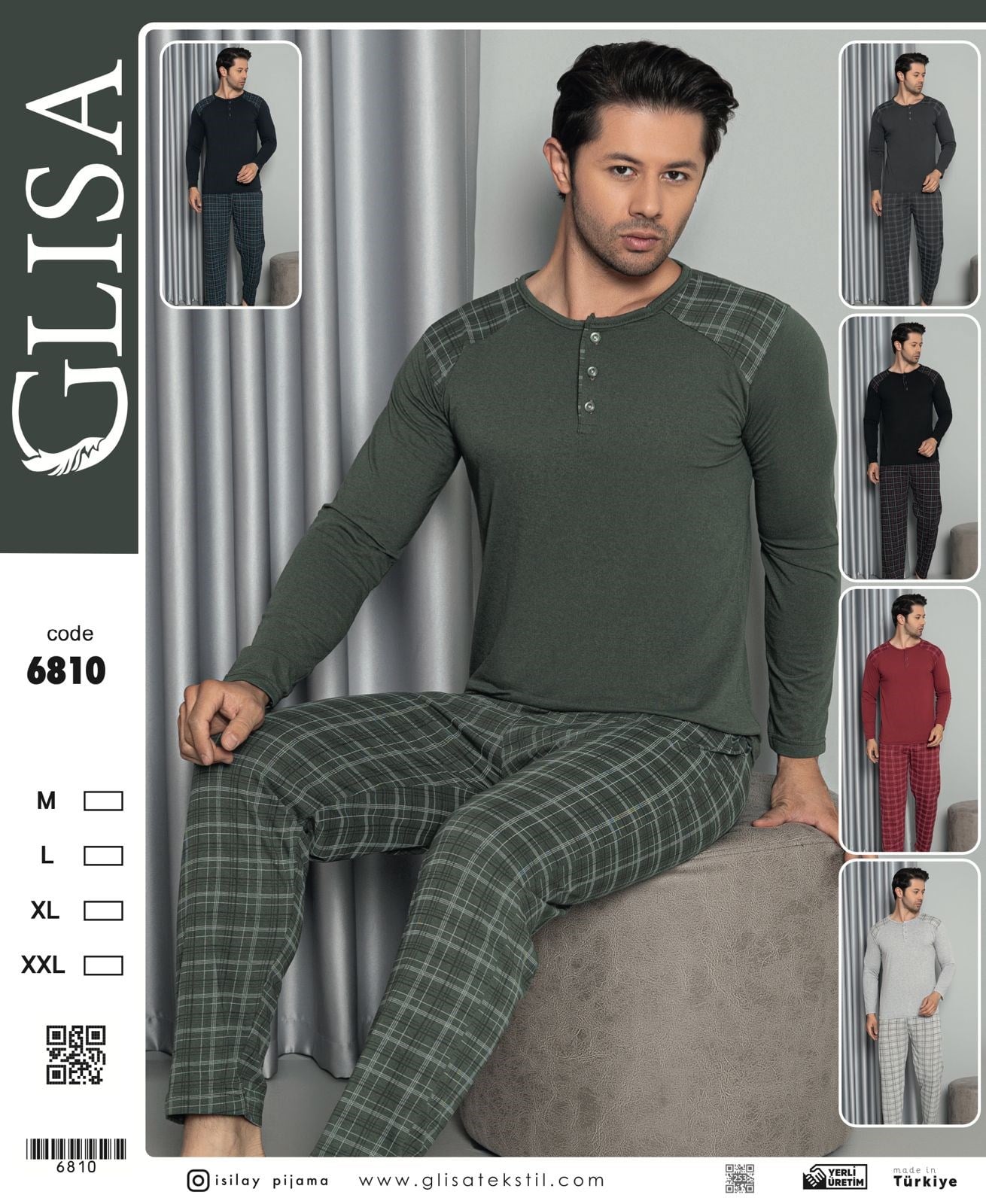 Glisa Erkek Pijama Takım-6810