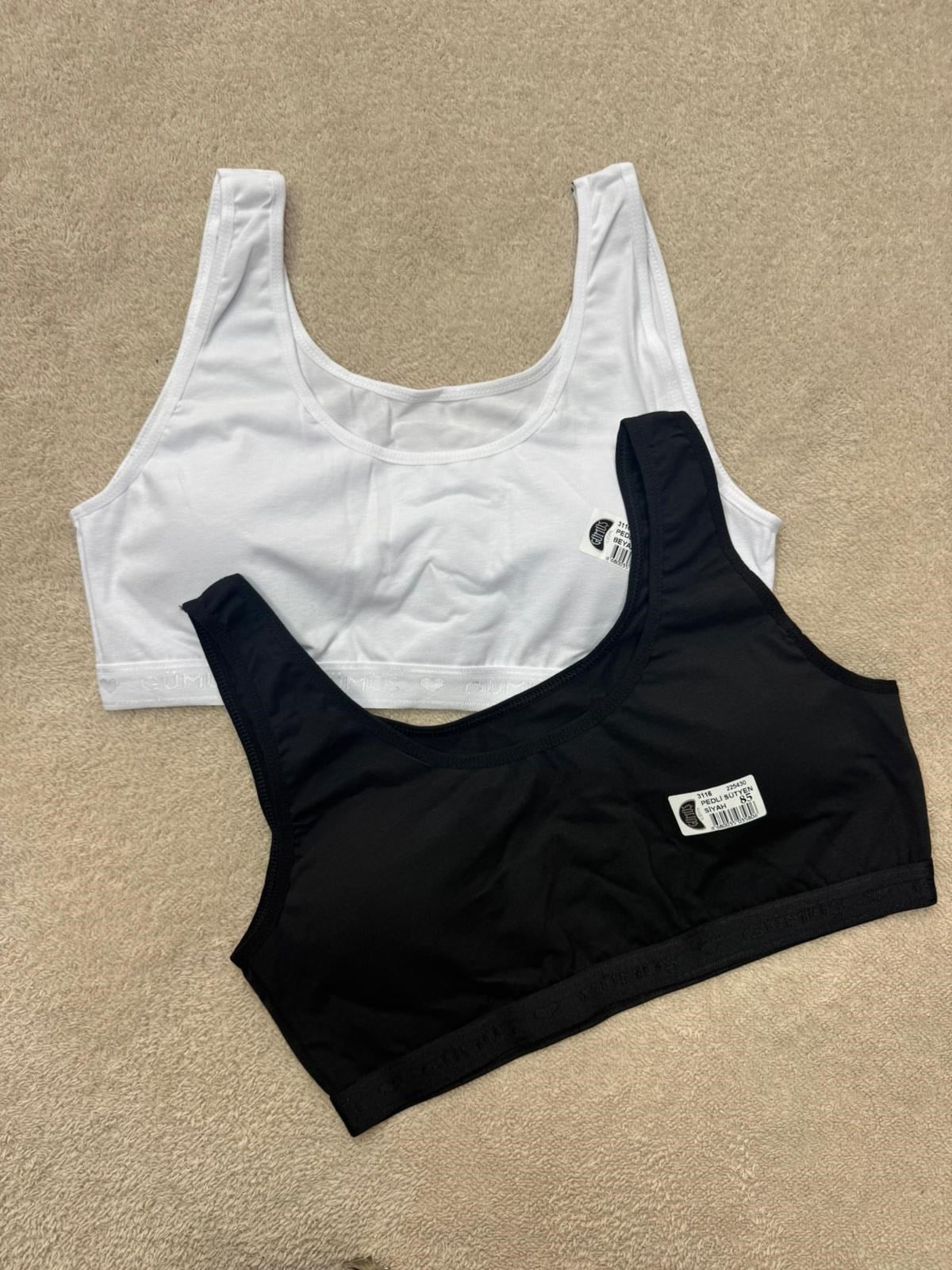 Gümüş Geniş Askılı Pedli Büstiyer