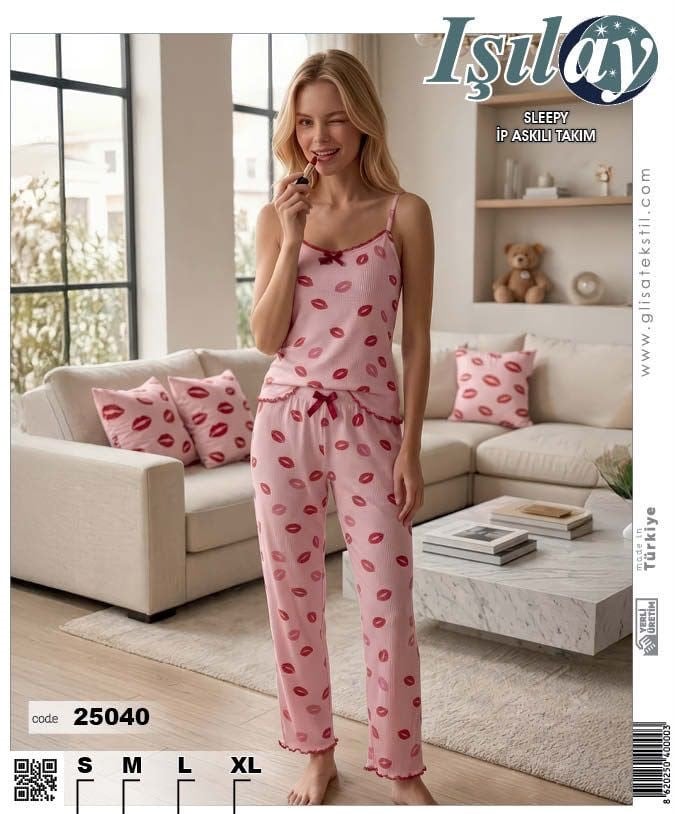 Işılay İp Askılı Altuzun Sleepy Takım-25040