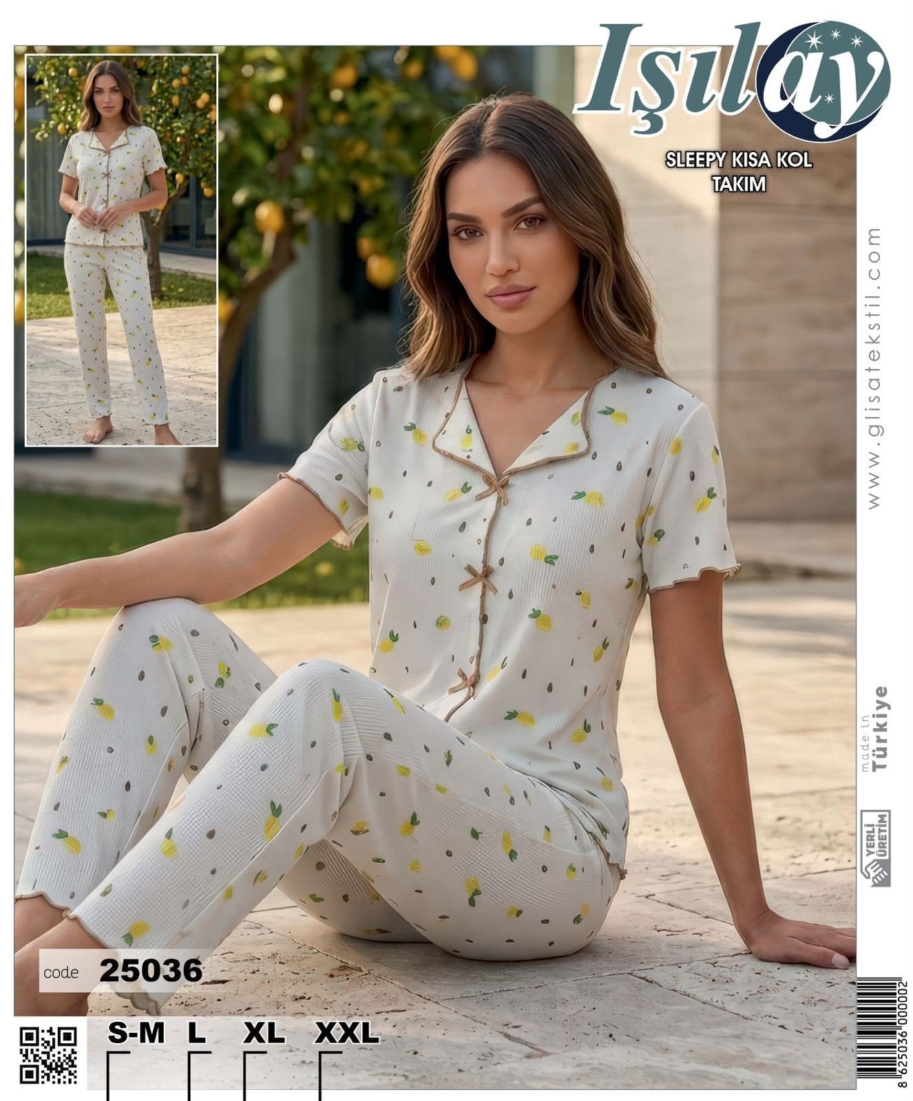 Işılay Kısa Kol Alt Uzun Sleppy Takım-25036