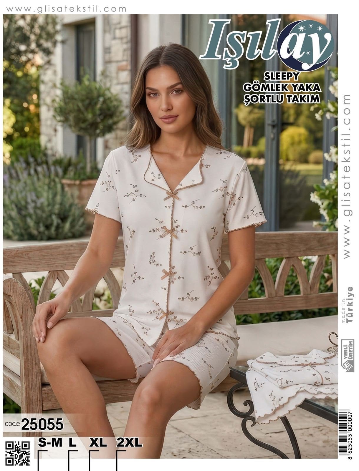 Işılay KısaKol Şortlu Sleppy Takım-25055