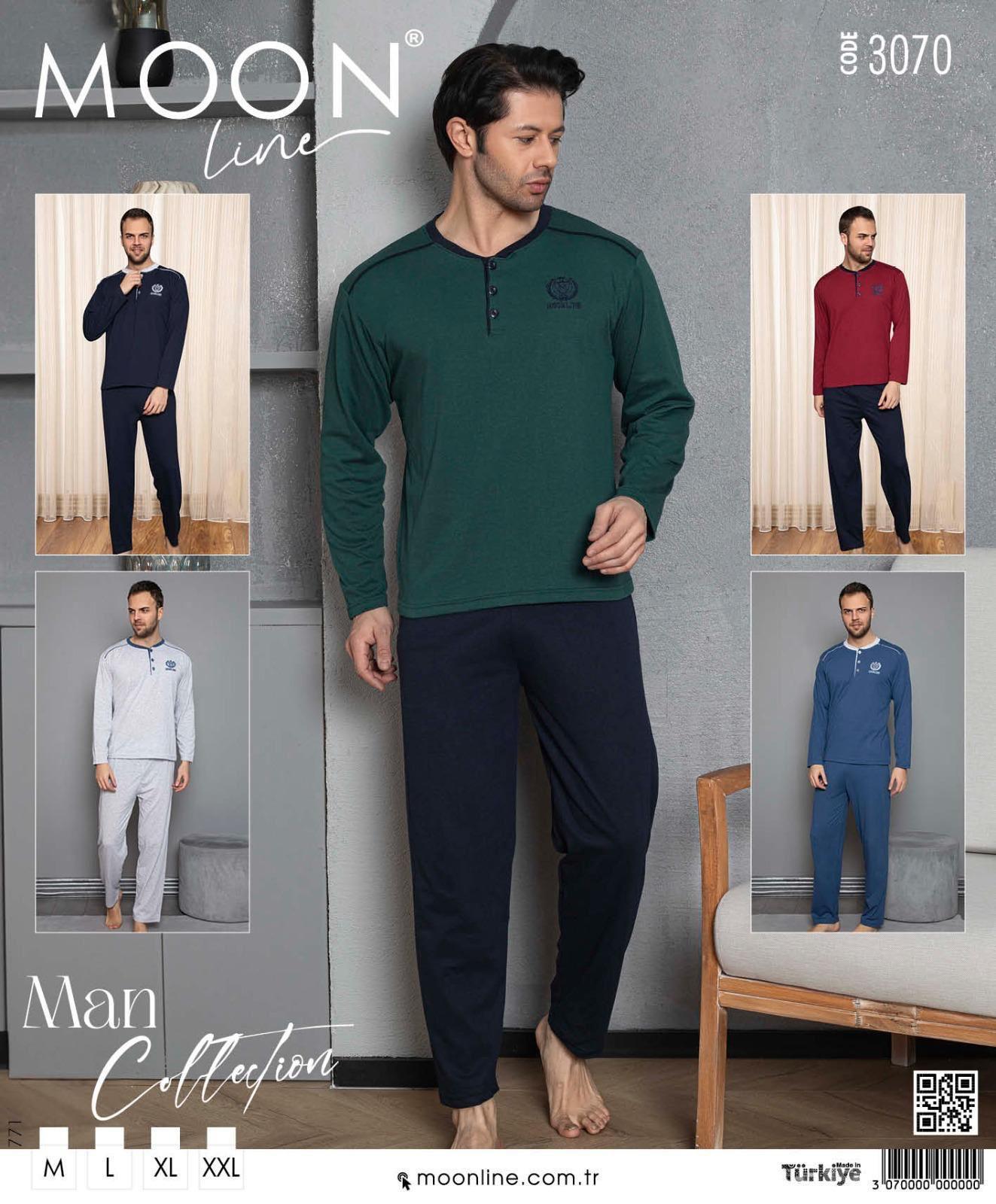 Moonlıne Erkek Pijama Takım-3070