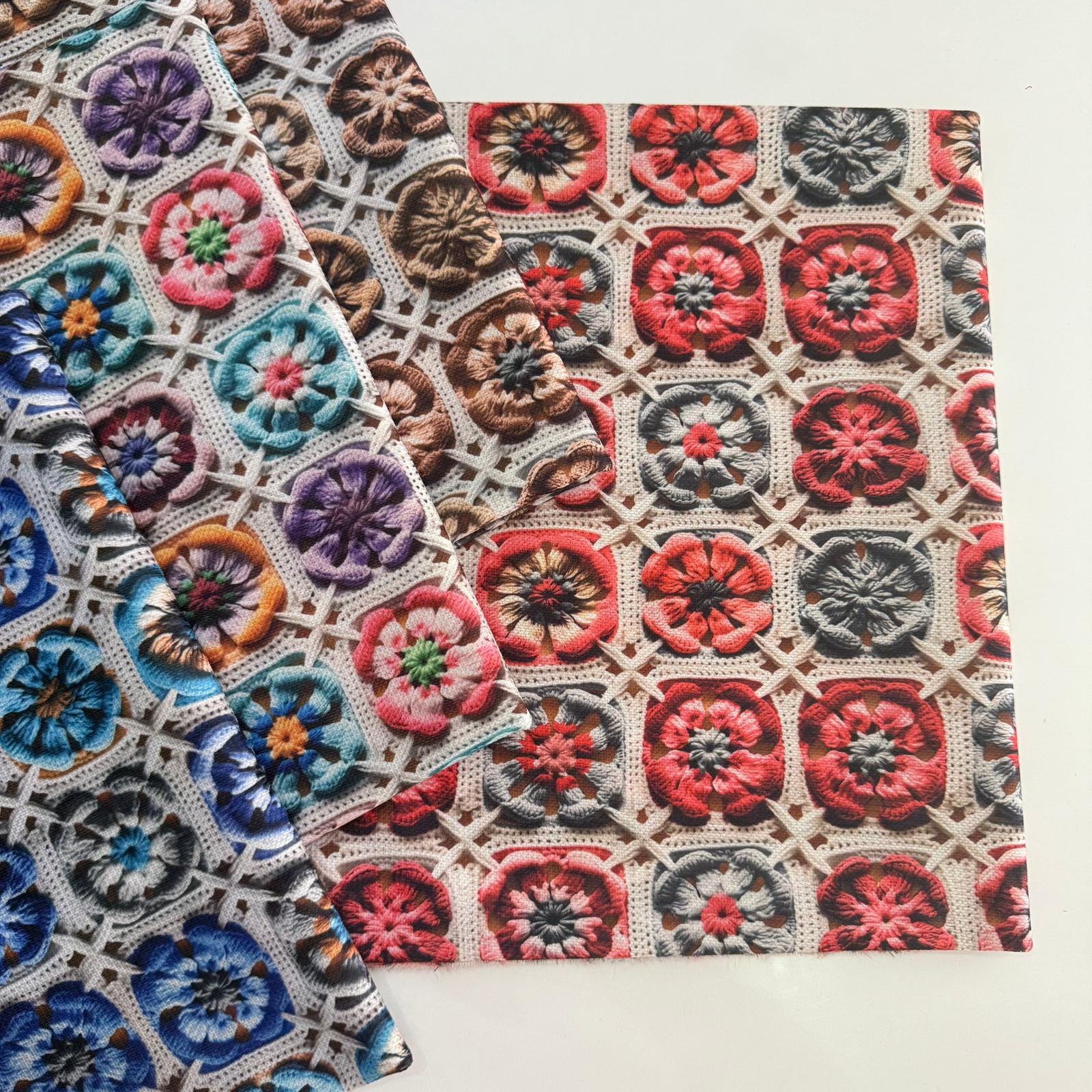 Normal Sofra Bezi-3d kare çiçek