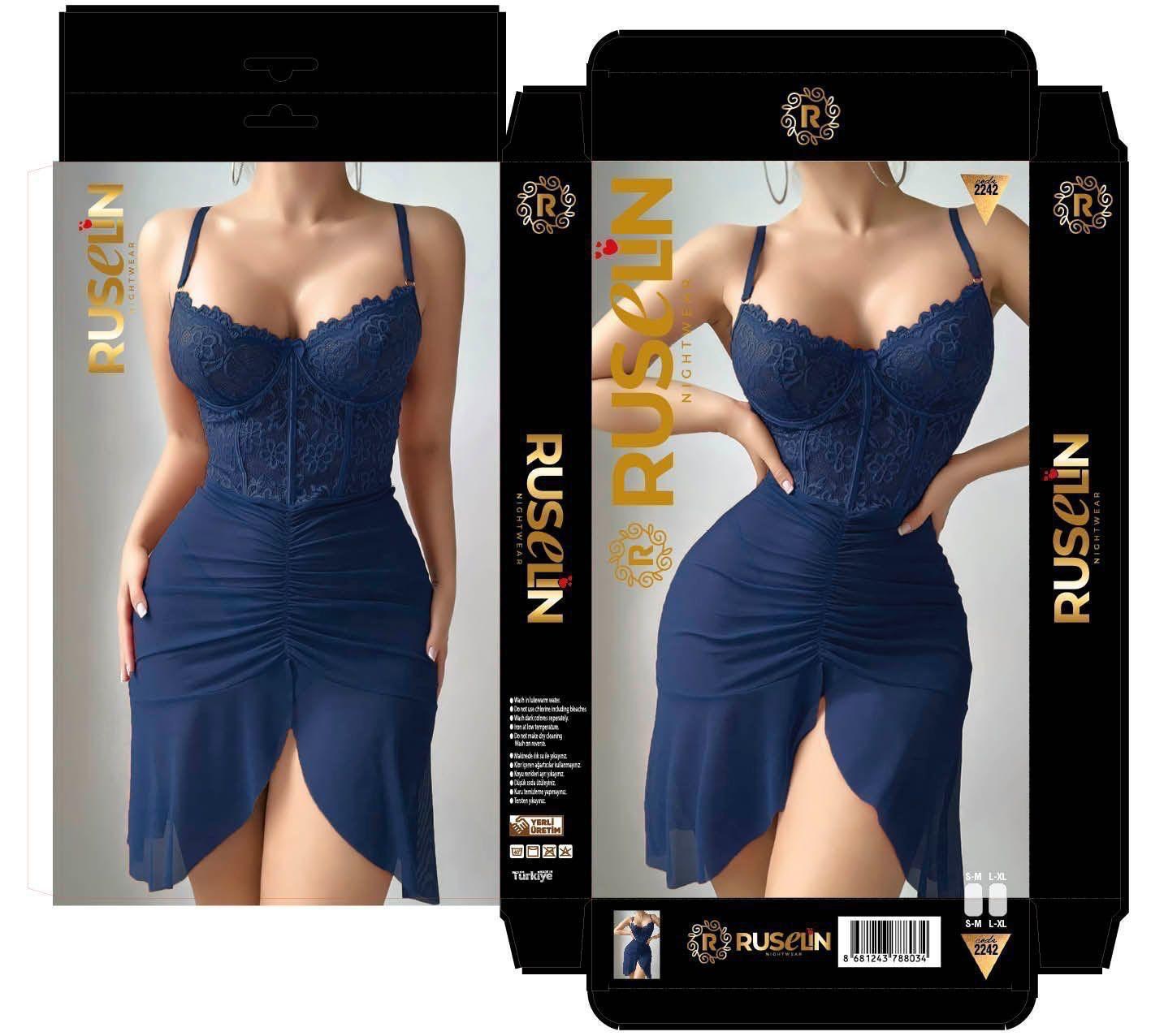 Ruselin Fantezi Gecelik-2242 laci