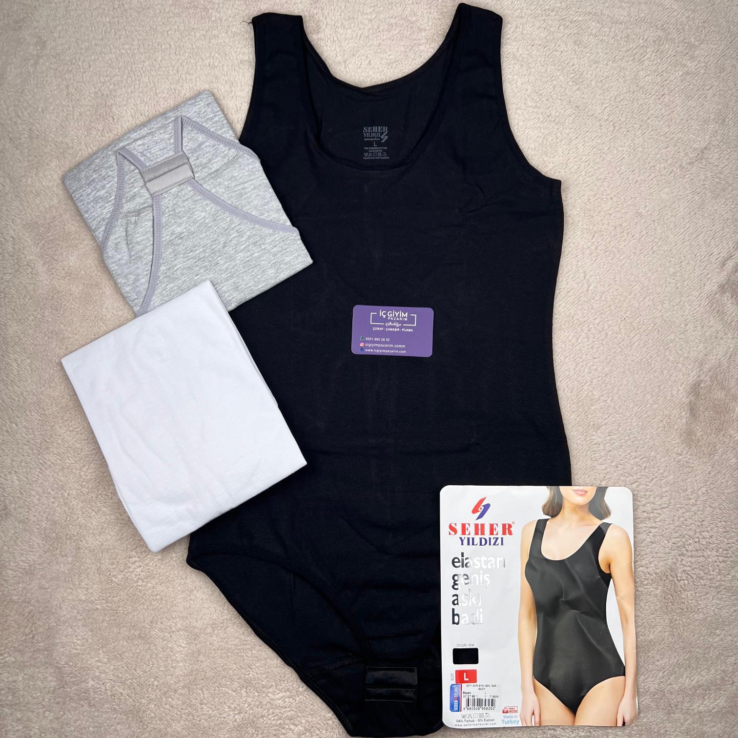 Seher-Sedef Yıldız Geniş Askılı Zıbın