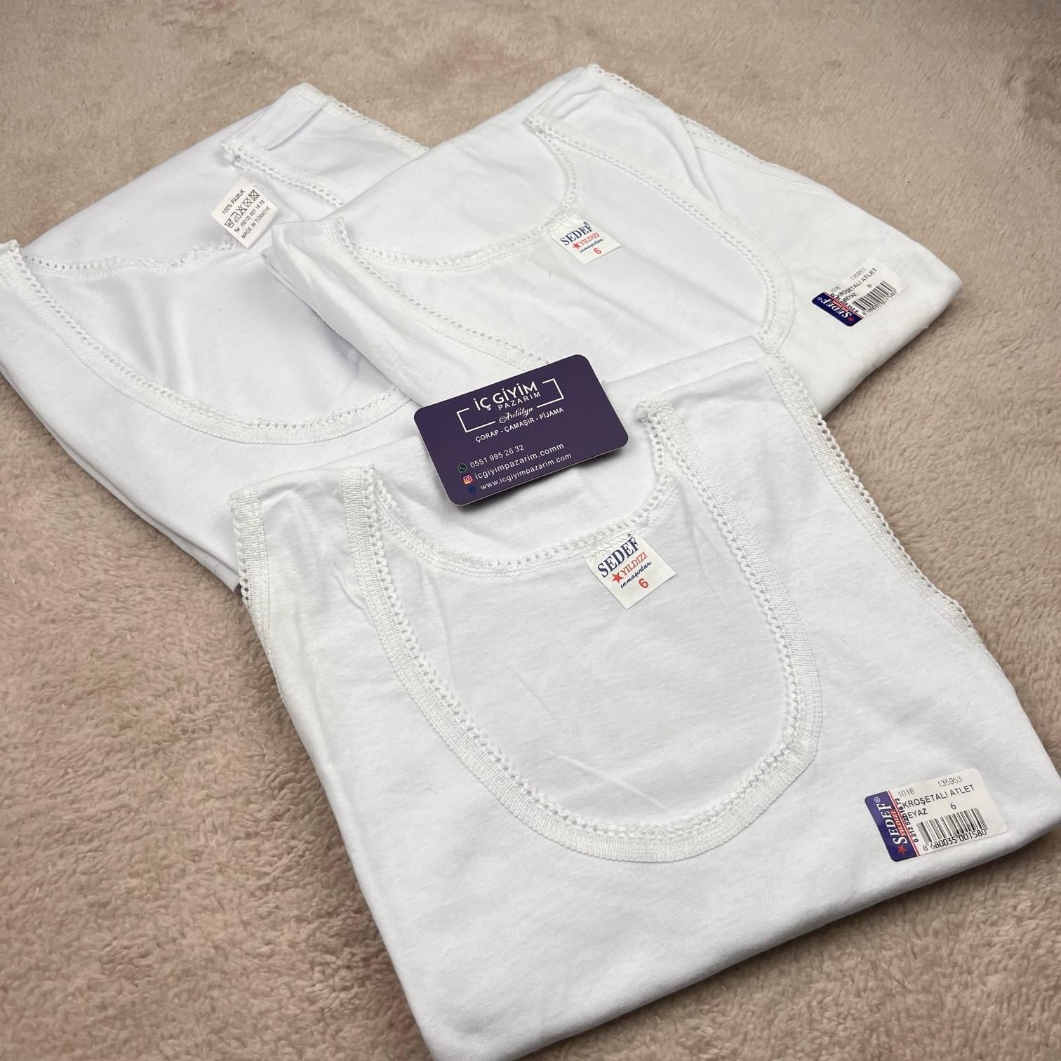 Seher-Sedef Yıldızı Kaşkorse Geniş Askılı Bayan Atlet