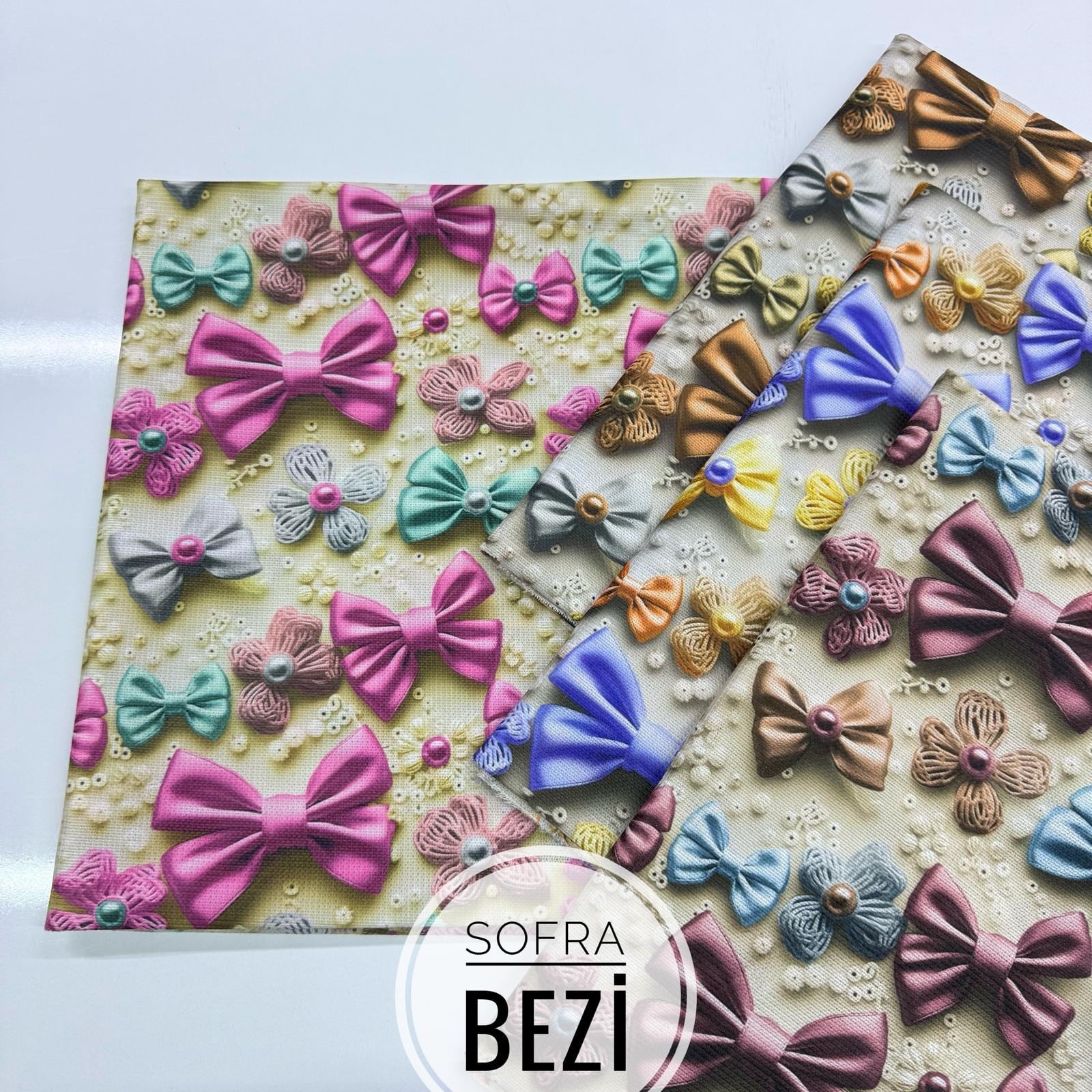 Sofra Bezi-3D KURDALE-Karışık renk