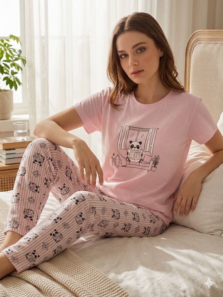 Sude Bayan Modal Pijama Takım-100-551