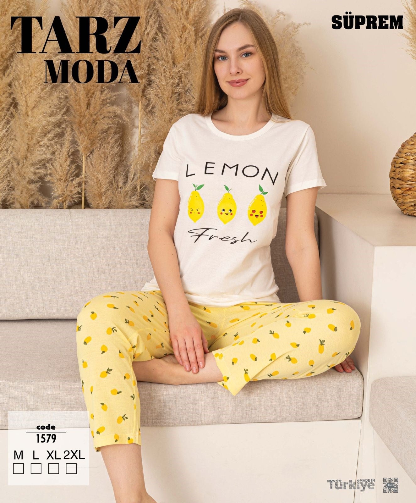 TARZMODA Kısa Kol Süprem Altuzun Takım-1579 beyaz