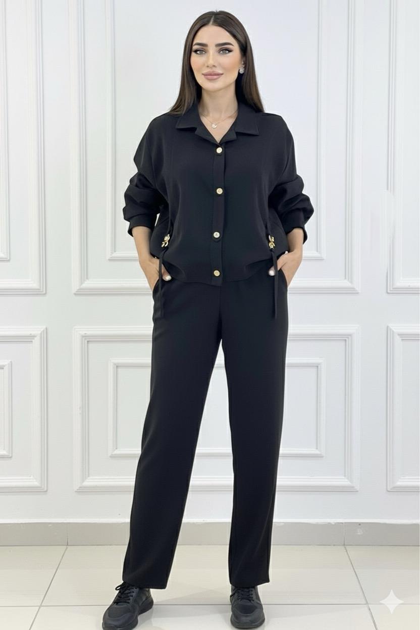 Beli lastikli likralı pantolon