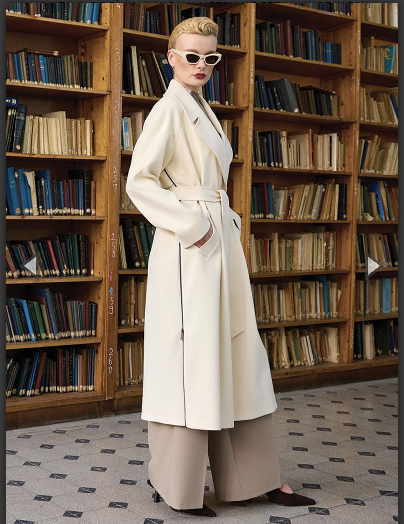 FERMUAR DETAYLI KAŞE KABAN