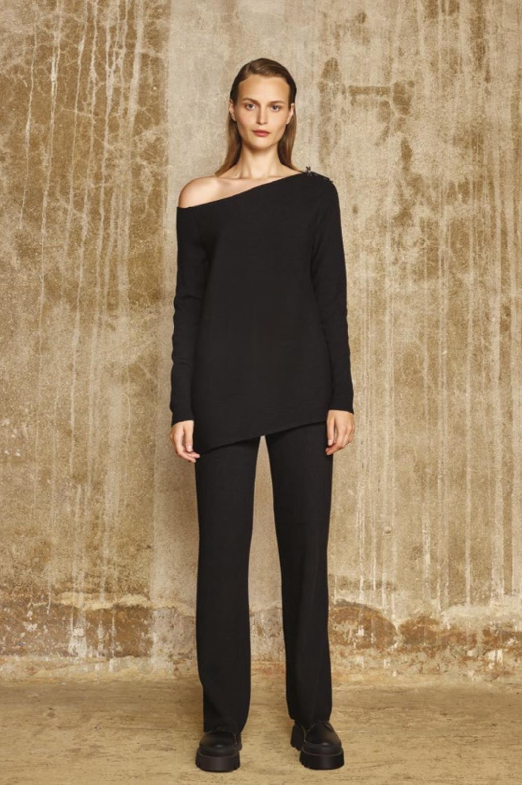 Siyah Triko Pantolon