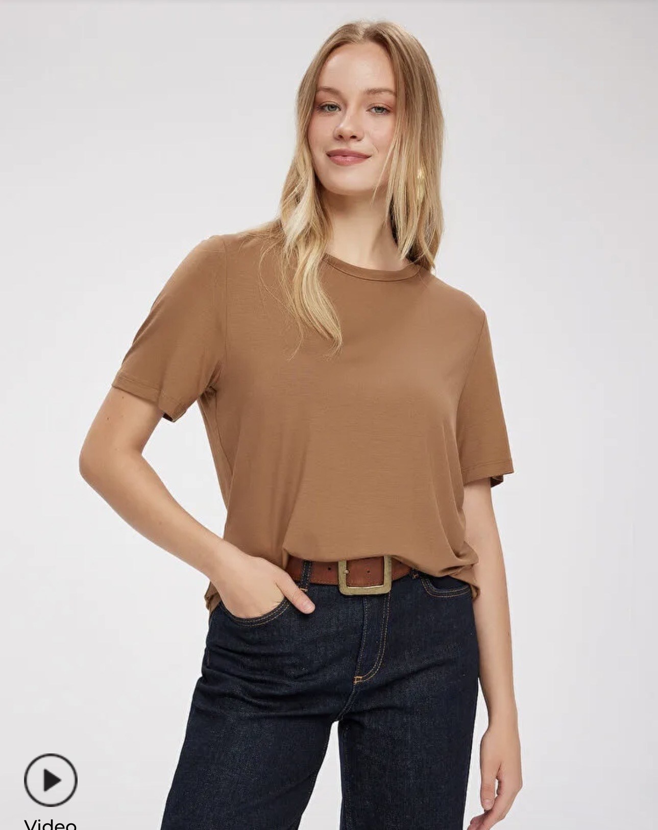 Yuvarlak Yaka Kısa Kol T-Shirt