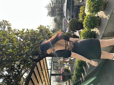 Siyah Sırt Dekolte Mini Elbise