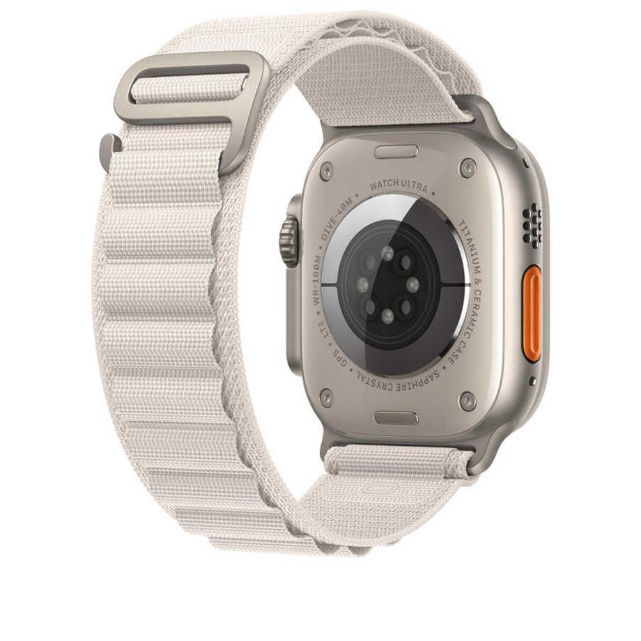  Apple Watch 40mm Kordon Wiwu WU-01 Hasır Örgü Strap Kayış  Krem 