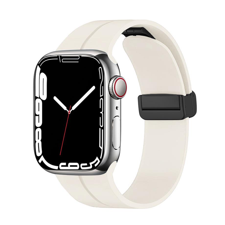  Apple Watch 40mm Zore KRD-84 Silikon Kordon  Soft White 