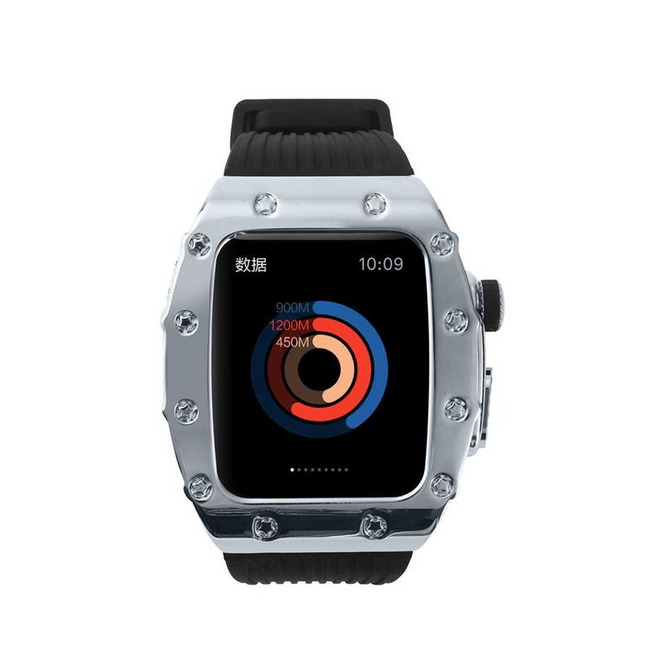  ???Apple Watch 7 45mm KRD-65 Kordon Siyah