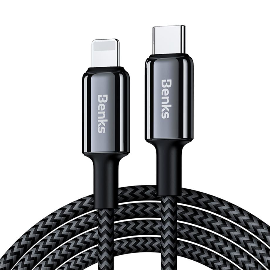  Benks D43 Type-C to Lightning PD Hızlı Şarj ve Data Kablo 480Mbps 1.2 Metre 
