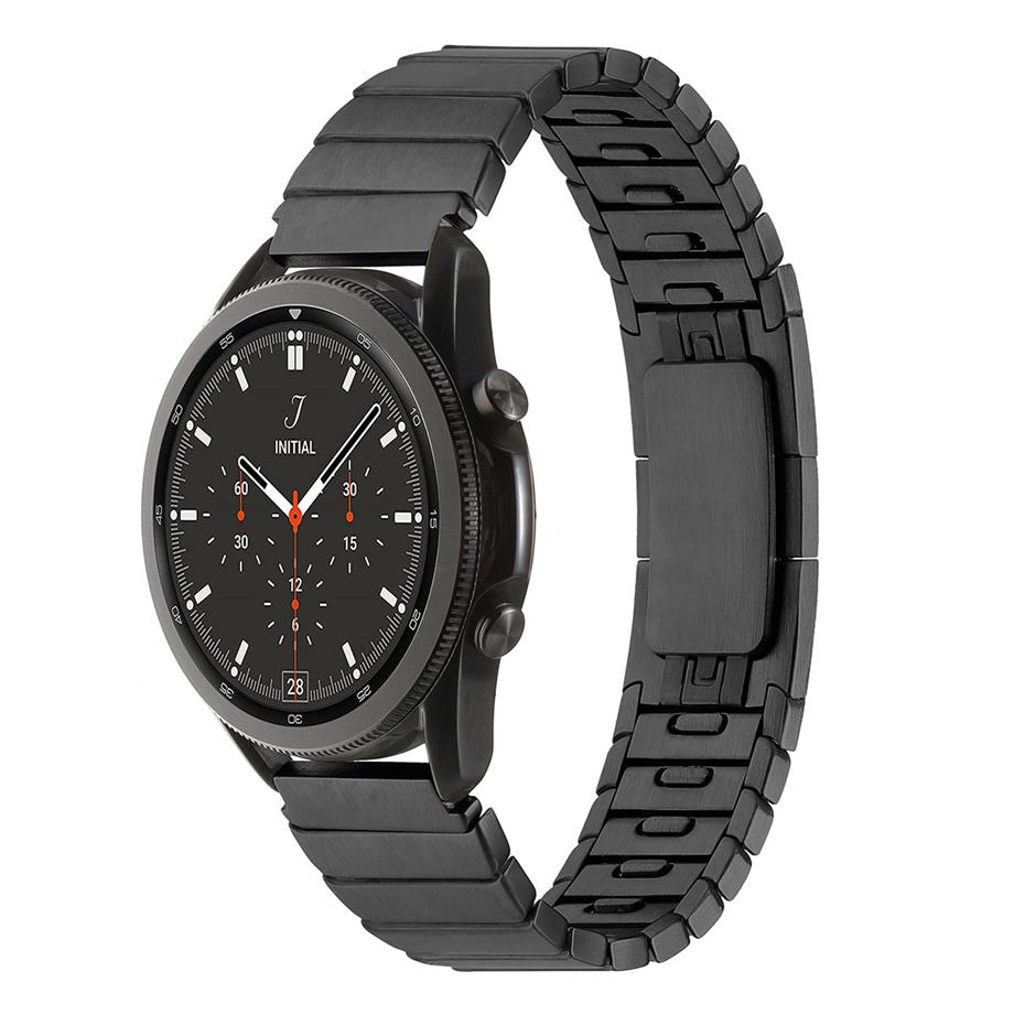  Galaxy Watch 46mm Zore KRD-82 22mm Metal Kordon  Siyah 