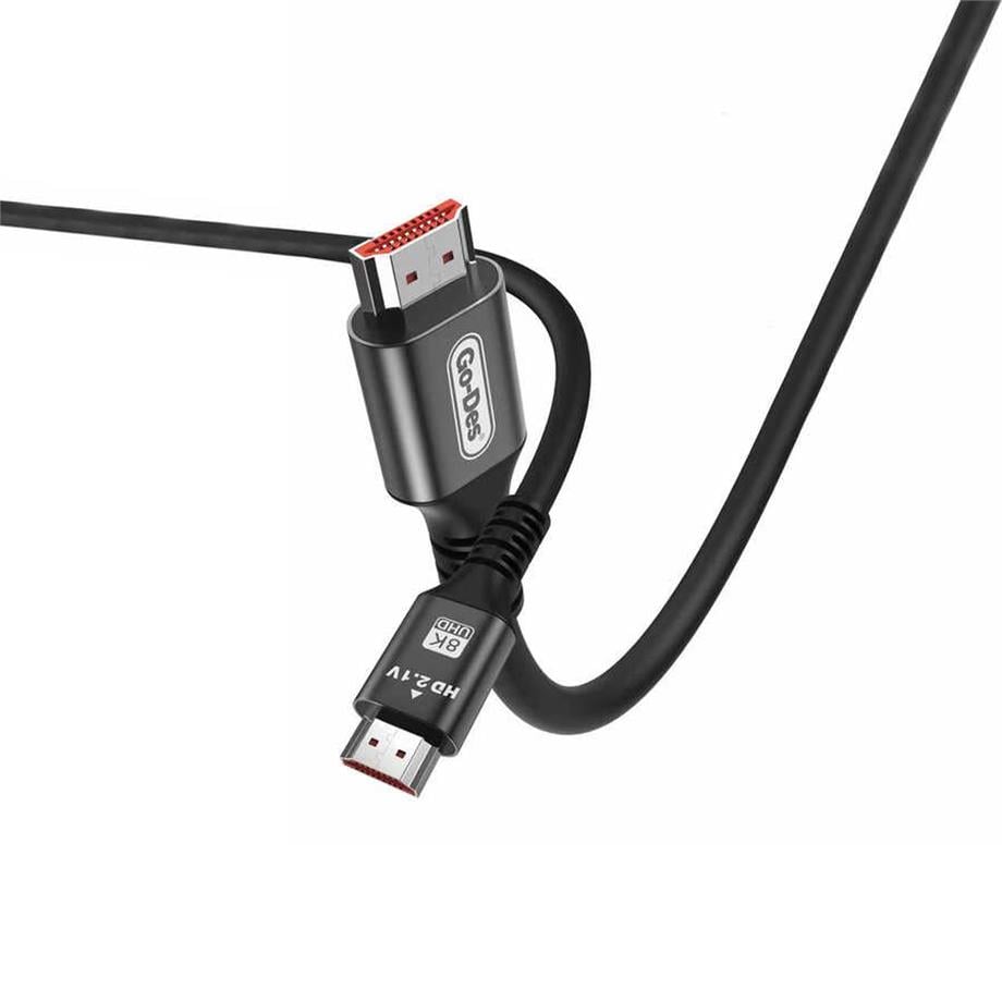  Go Des GD-HM828 HDTV Görüntü ve Ses Aktarıcı HDMI Kablo Ultra HD 8K 4320p 2 metre 