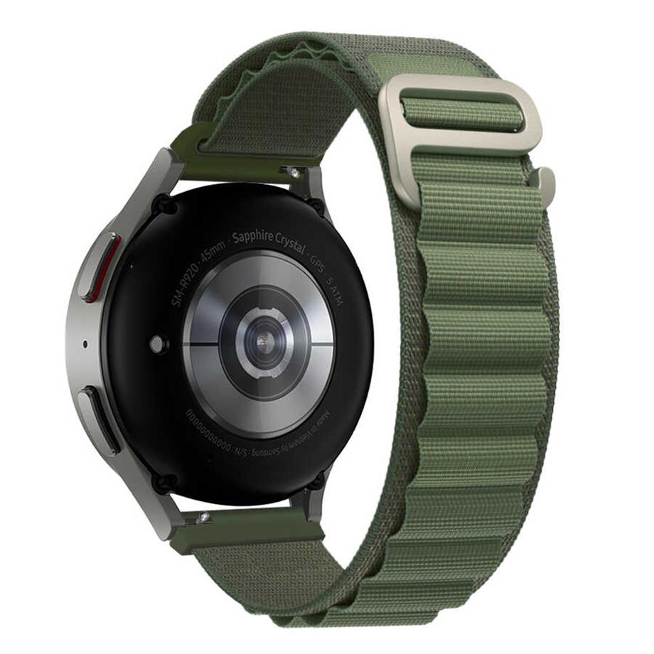  Huawei Watch GT 3 46mm Zore KRD-74 22mm Hasır Kordon  Yeşil 