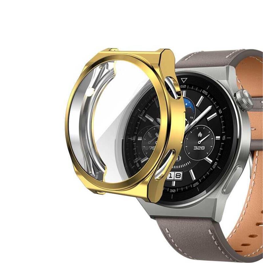  Huawei Watch GT 3 Pro 43mm Zore Watch Gard 02 Koruyucu Silikon 