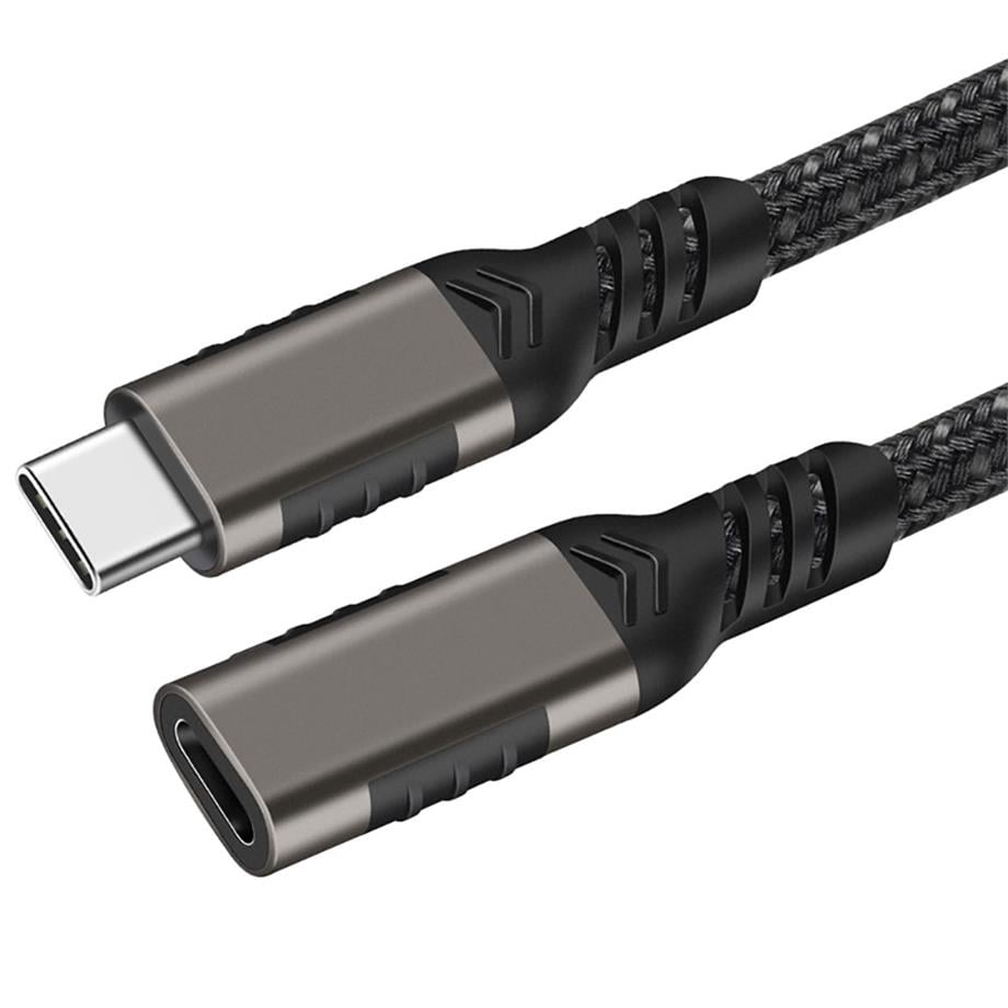  Qgeem Extension USB3.2 Type-C PD Uzatma Kablosu 100W 20Gbps 4K@60Hz 3 Metre 