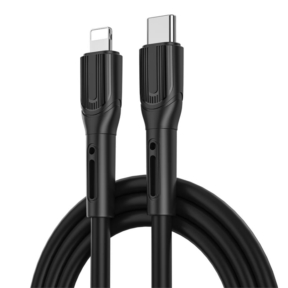  Wiwu Armor Wİ-C005 Kablo Ucu Korumalı Tasarım 20W Hızlı Şarj Özellikli Type-C to Lightning PD Kablo 1M 
