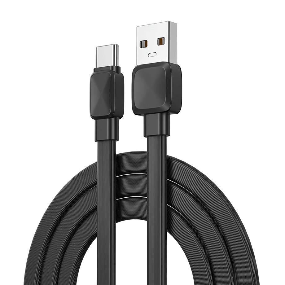  Wiwu Bravo Wİ-C003 Yassı Tasarım Type-C Usb Kablo 1M 