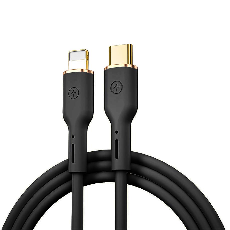  Wiwu Vigor YQ-01 Type-C to Lightning Esnek PD Data Kablo 27W 480Mbps 1.2M 