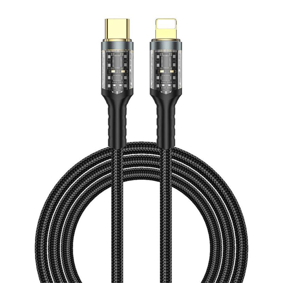  Wiwu Wi-C016 Geek Serisi Type-C to Lightning PD Data Kablo 30W 1.2 metre 