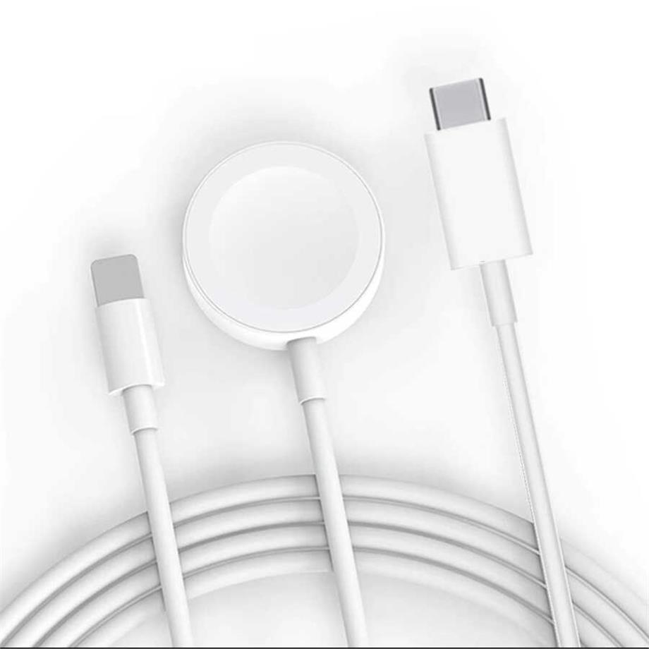  Zore Akıllı Saat Wireless To Lightning Type-C Şarj Kablosu 1.2m 