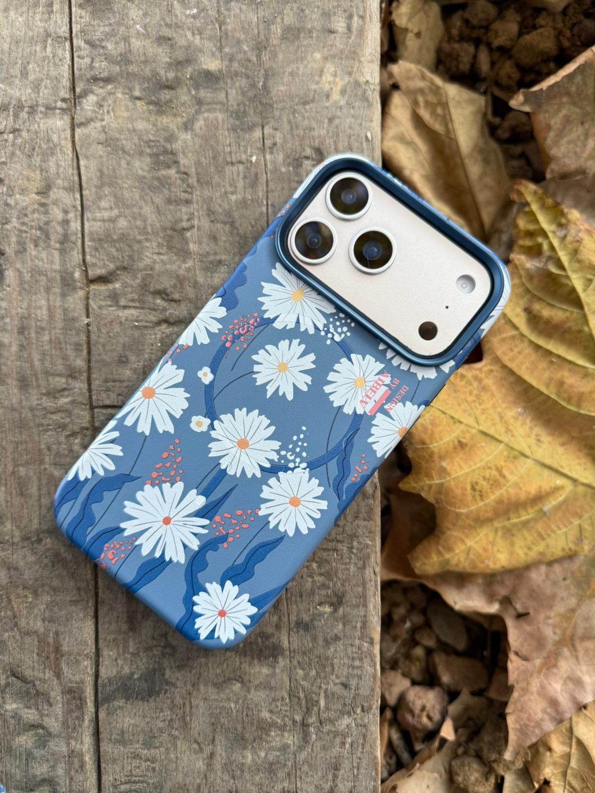 AIBELV  M-safe Şarj Özellikli Mavi Renk Premium Kılıf 