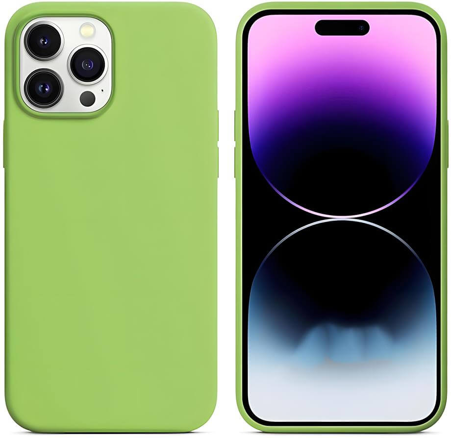 Liquid Lansman Silikon Telefon Kılıfı Açık Yeşil Renkli