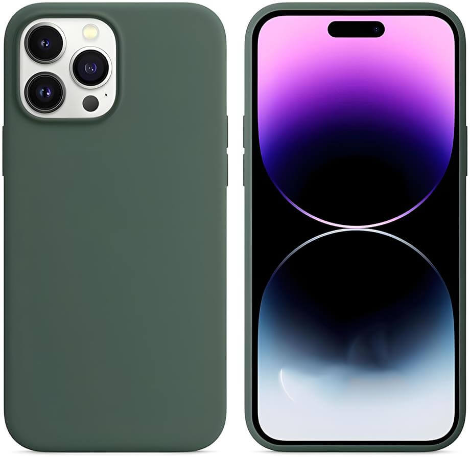 Liquid Lansman Silikon Telefon Kılıfı Yeşil Renkli