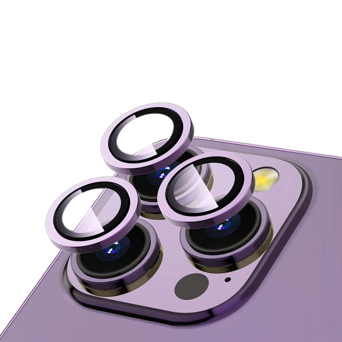 Safir Kamera Lens Koruyucu Mor Renkli