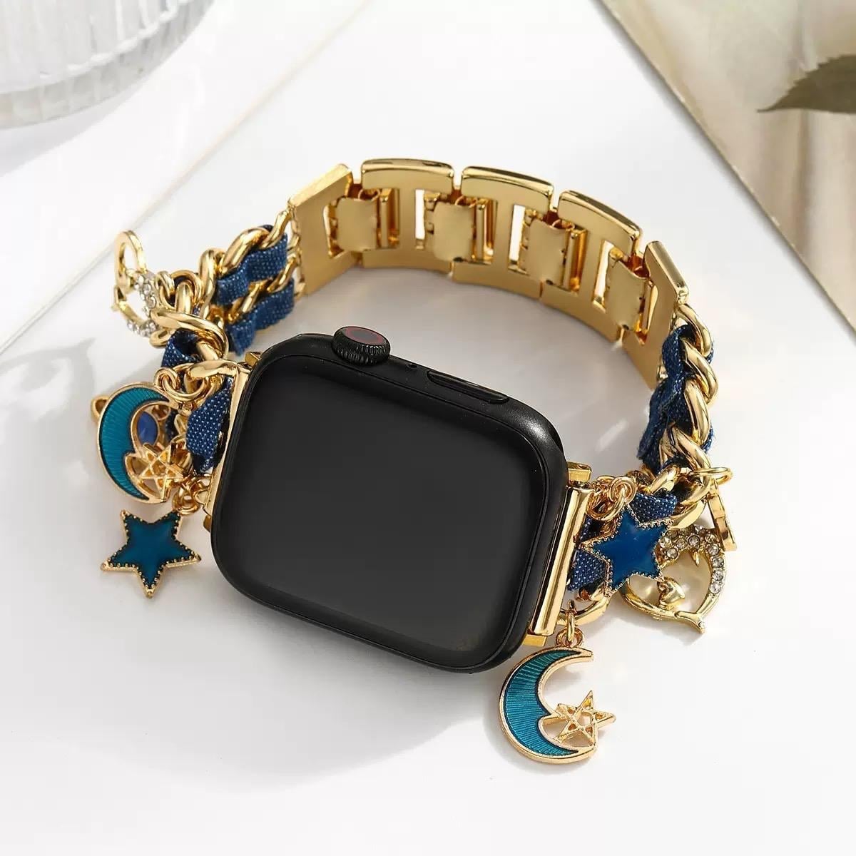 Watch Pandora Premium Kordon Lacivert Ay Yıldızlı