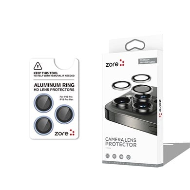 Safir Kamera Lens Koruyucu Mavi Renkli