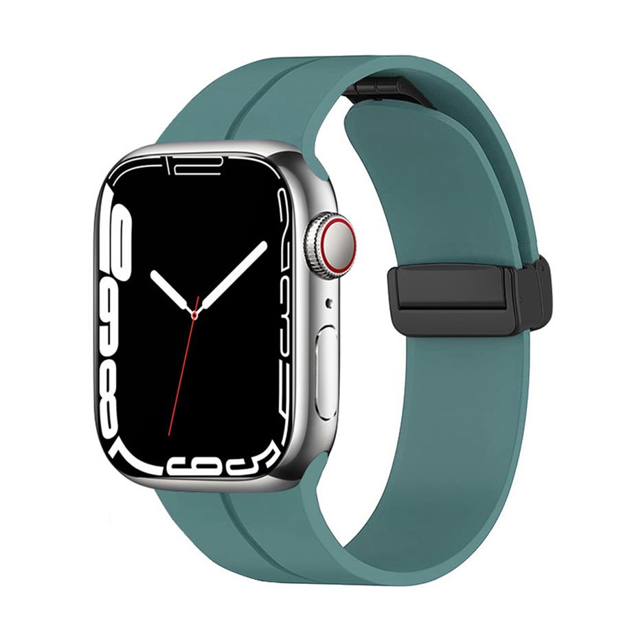  Apple Watch 38mm Zore KRD-84 Silikon Kordon  Yeşil 