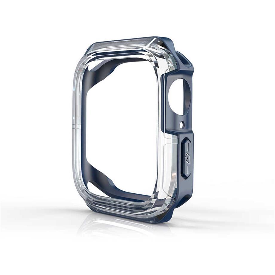  Apple Watch 38mm Zore Watch Gard 08 Sert PC + Silikon Koruyucu 