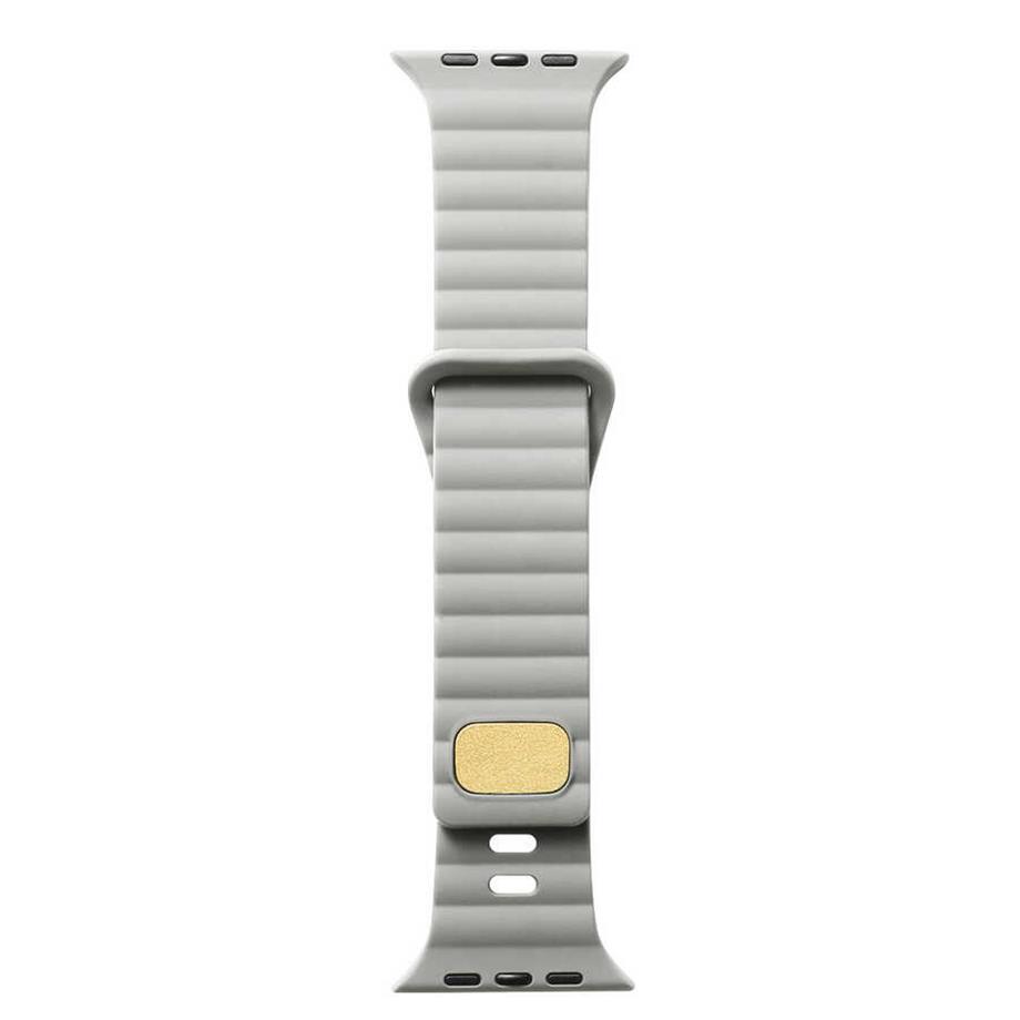  Apple Watch 42mm Zore KRD-73 Silikon Kordon  Krem 