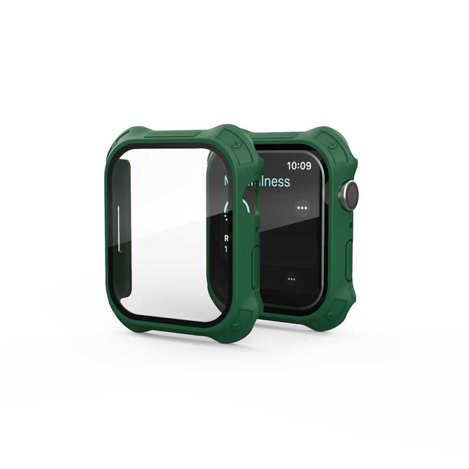  Apple Watch 7 41mm Tank Zırh Kasa ve Mat Görünümlü Ekran Koruyucu Zore Watch Gard 11 