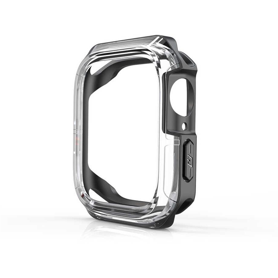  Apple Watch 7 41mm Zore Watch Gard 08 Sert PC + Silikon Koruyucu 