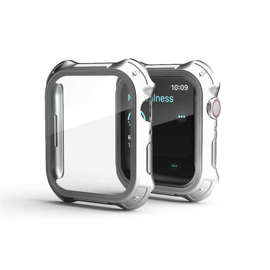  Apple Watch 7 45mm Tank Zırh Kasa ve Ekran Koruyucu Zore Watch Gard 10 